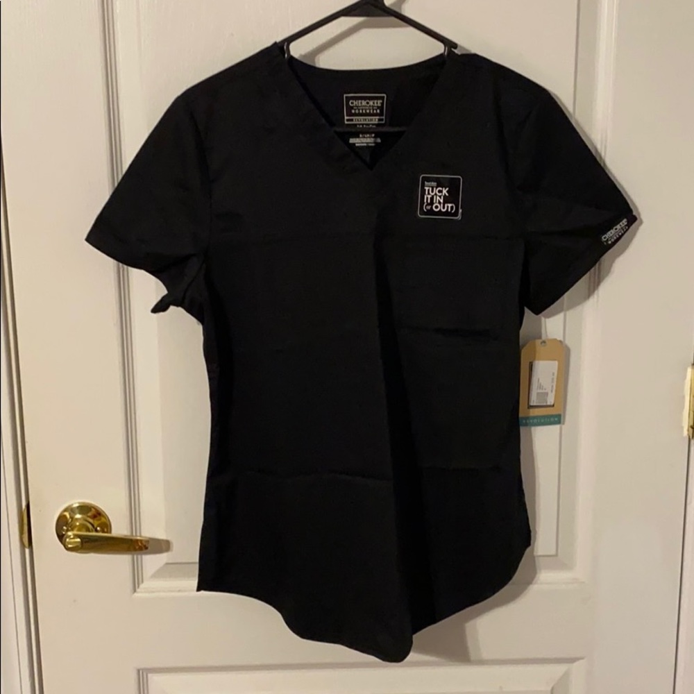 One pair of scrubs